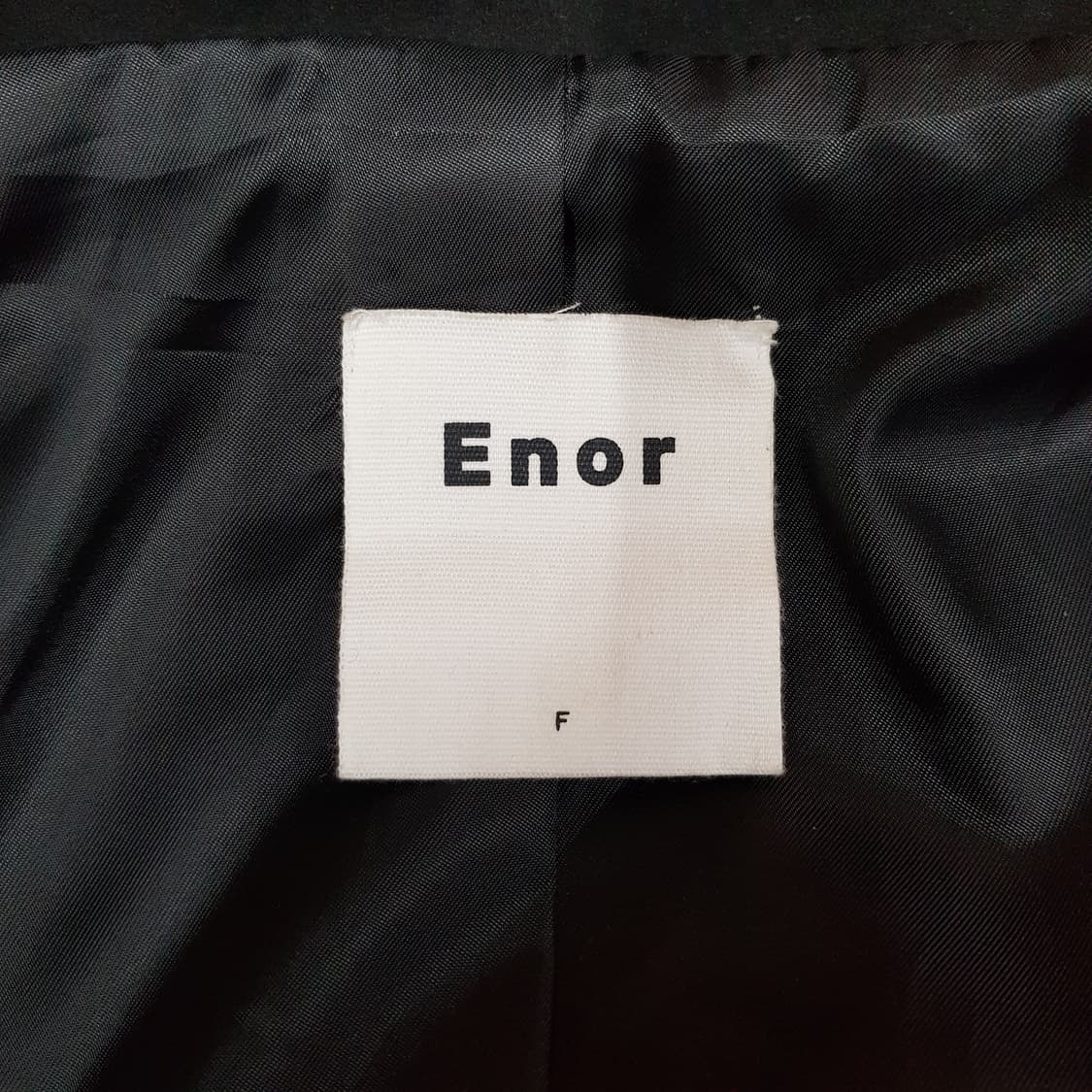 ENOR 엔오르 배색 라인크롭 블루종 자켓 F사이즈 상품이미지5