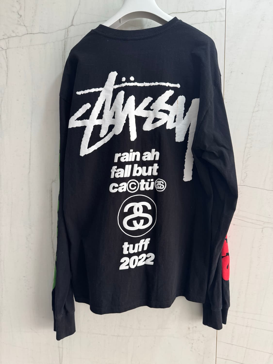 Stüssy × Cactus Plant Flea Market 콜라보 롱슬 상품이미지1