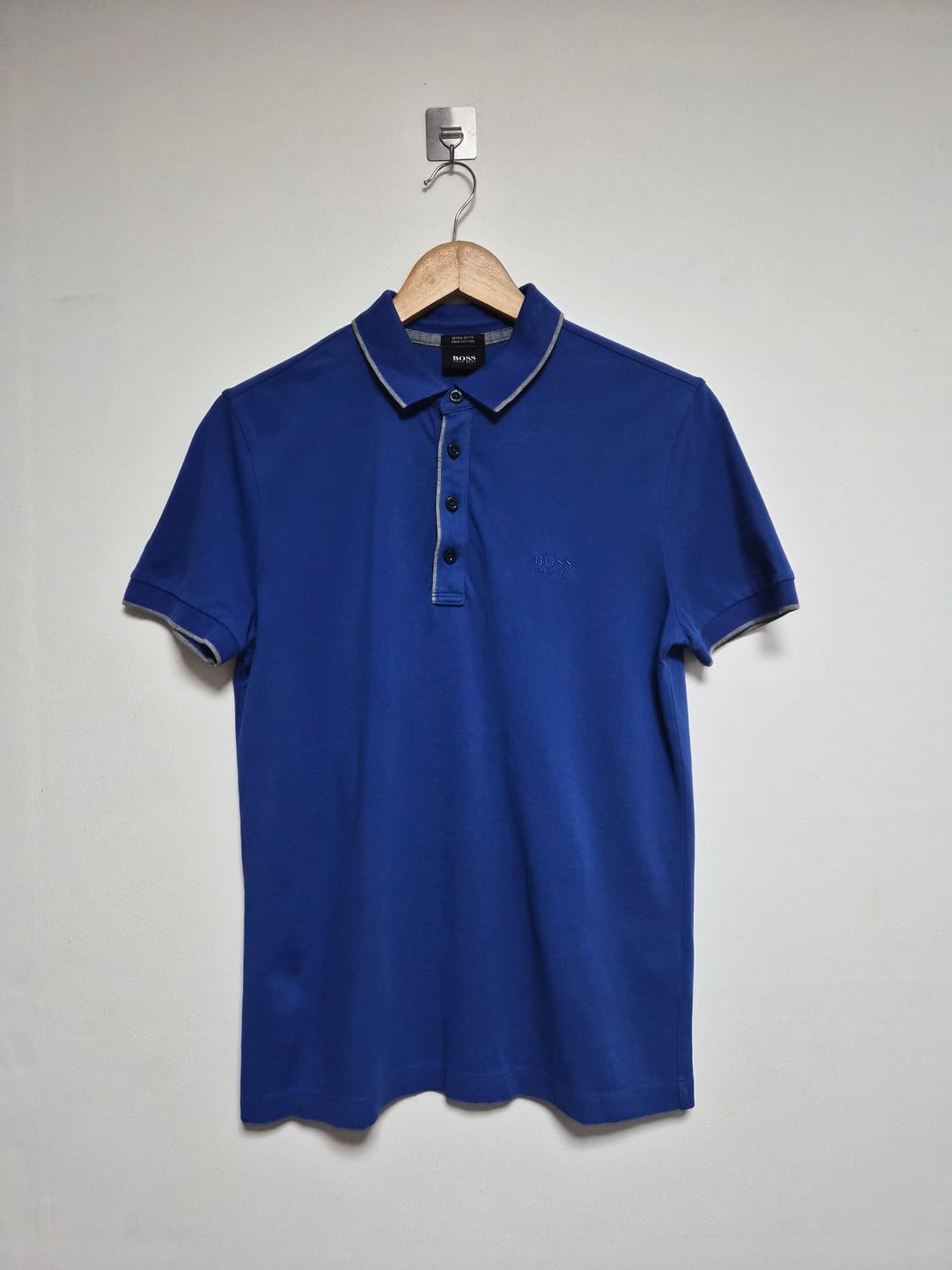 휴고보스Boss 스몰로고 반팔 카라티 M - T137 상품이미지1