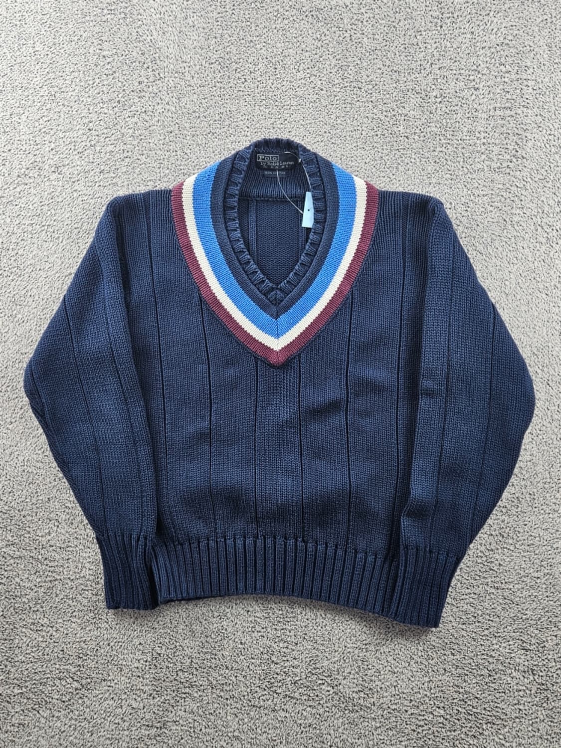 90's 폴로랄프로렌 브이넥 크리켓 스웨터 니트 ( 90 )/ 10878 상품이미지2