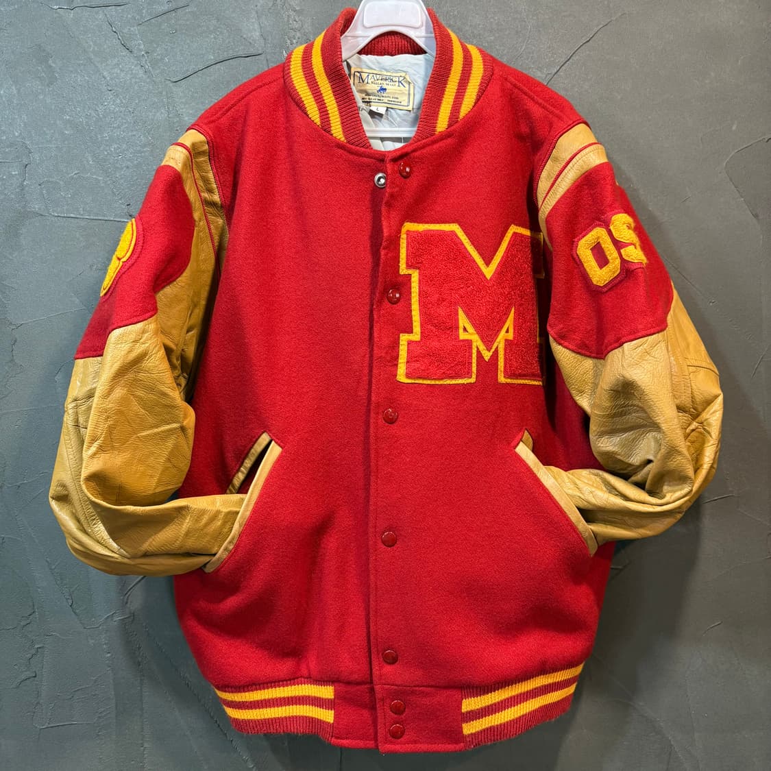 [L] USA VINTAGE 90's 빈티지 바시티 자켓 상품이미지1