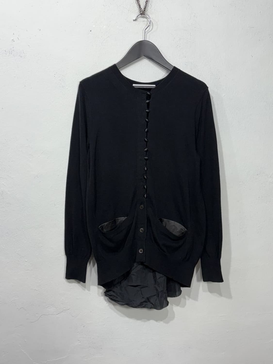 SACAI LUCK Back Pleated Cardigan 상품이미지1