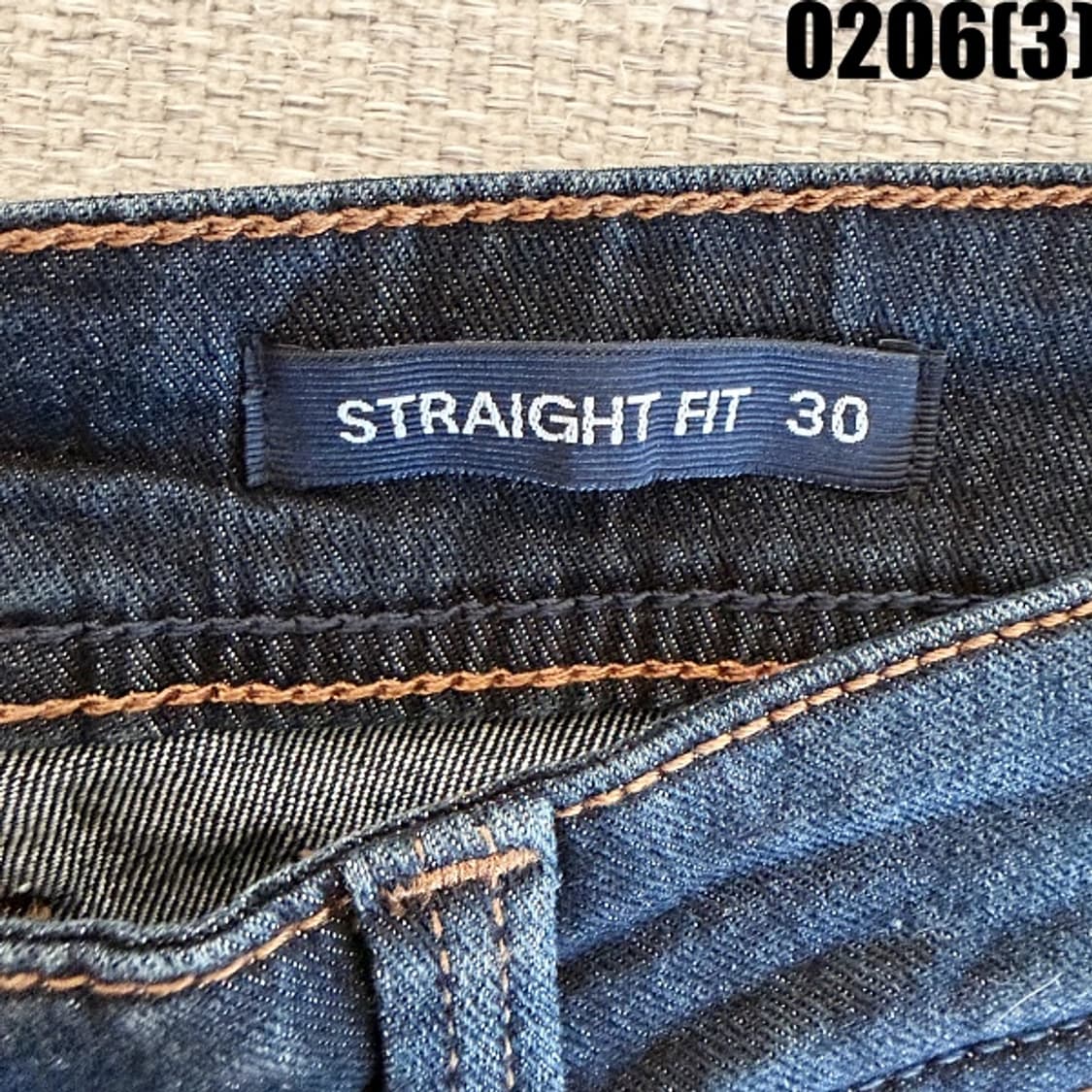 [76] 스트레이트핏 워싱 진청 데님 청바지 0206(3) 상품이미지3