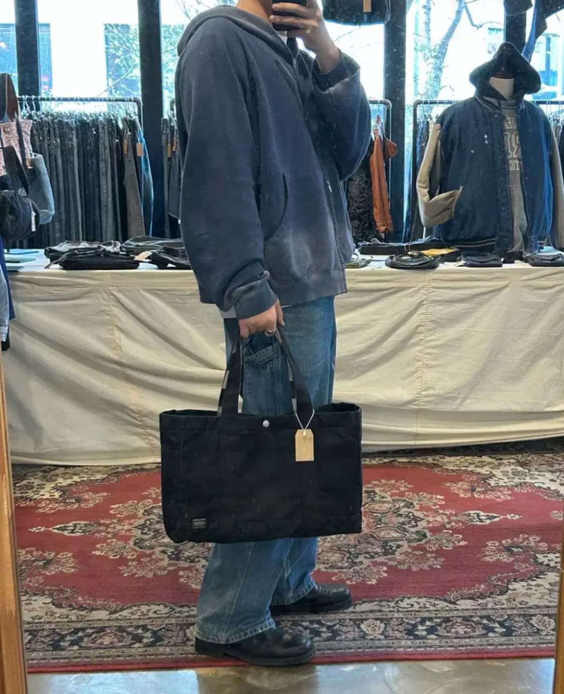 요시다 포터 페인트 토트백 숄더백 가방 에르메스 후루토 T3 상품이미지10