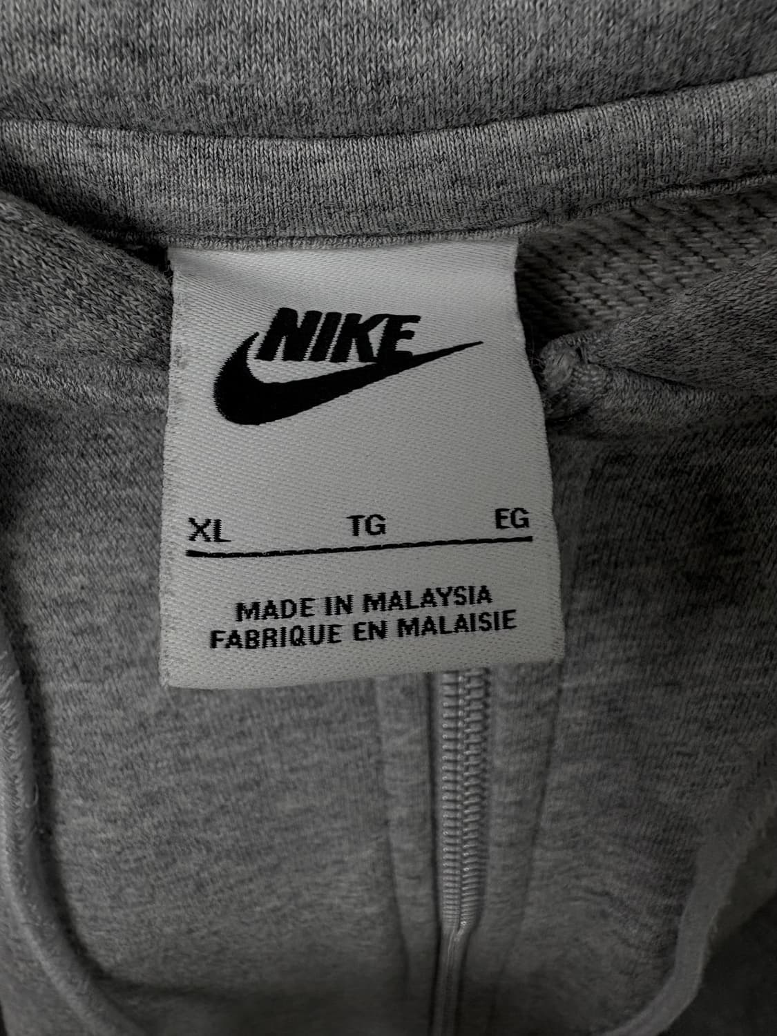 나이키 후드집업 그레이 XL L 급처 상품이미지3