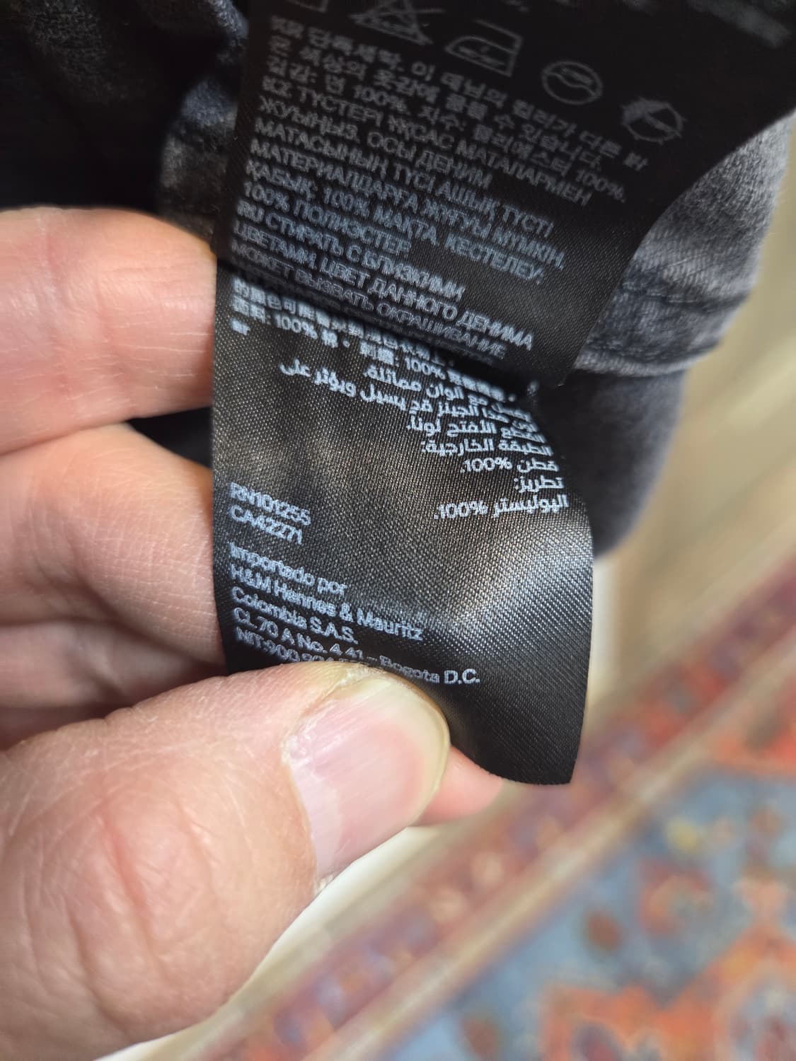 에이치앤엠 여성 학 자수 그레이데님 자켓 프리 오버핏  상품이미지3