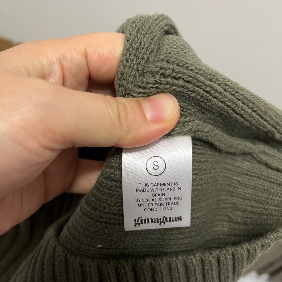 기마구아스 gimaguas 골지 터틀넥 니트 상품이미지3