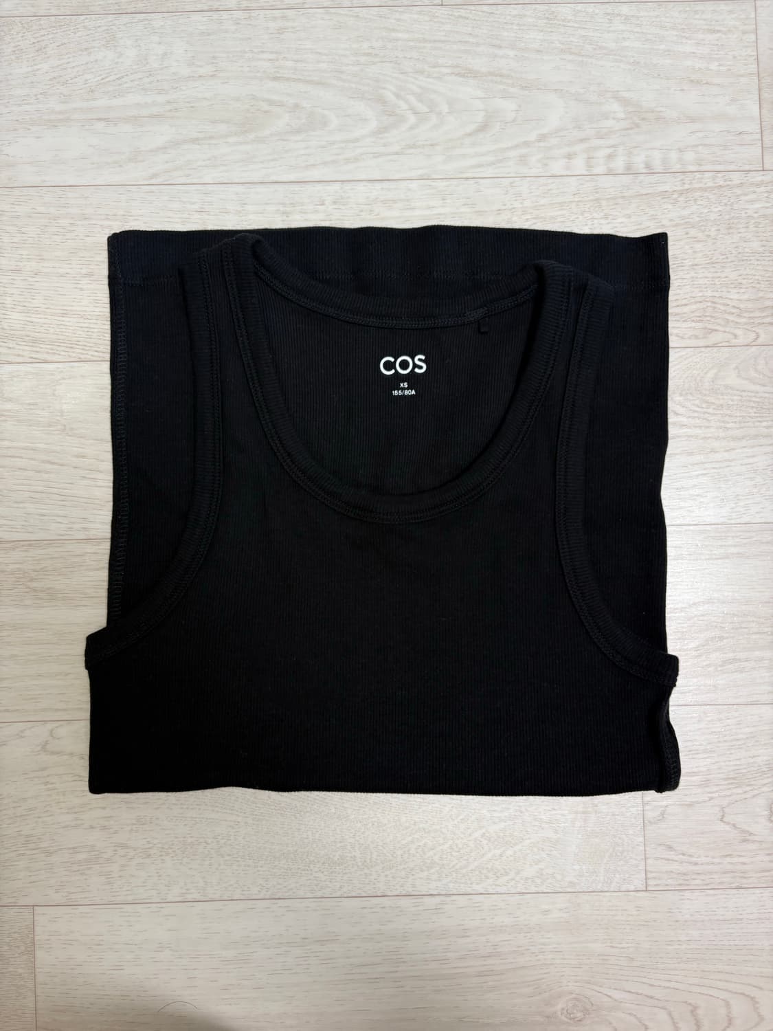 cos 리브드 슬리브리스 탑 xs 상품이미지2