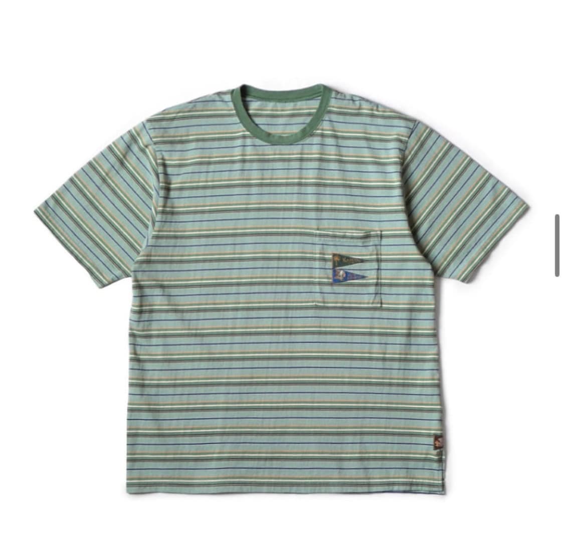 캐피탈 보더 스트라이프 반팔 m 상품이미지1