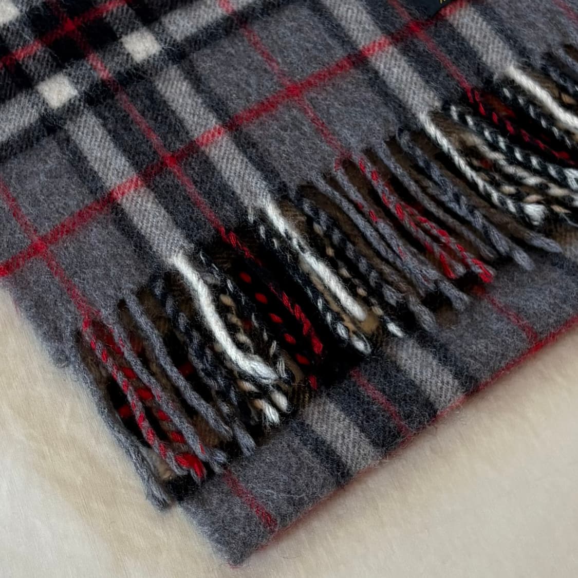 스코틀랜드 GLEN NEVIS 램스울 클래식 타탄체크 머플러 상품이미지2