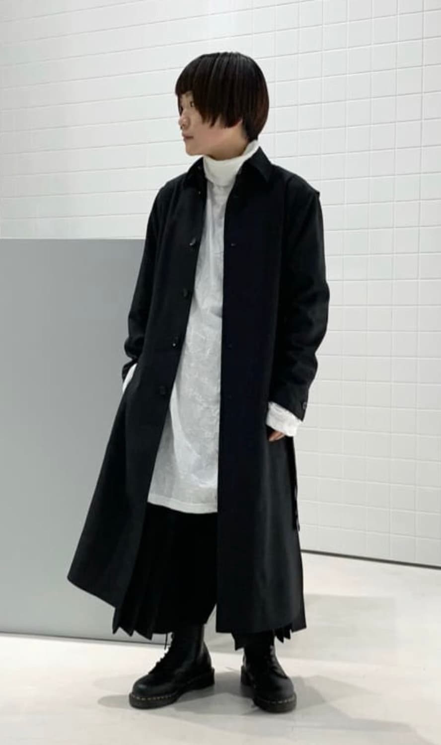 Ground Y 하이넥 슬릿 롱 풀오버 (남녀공용) 상품이미지9