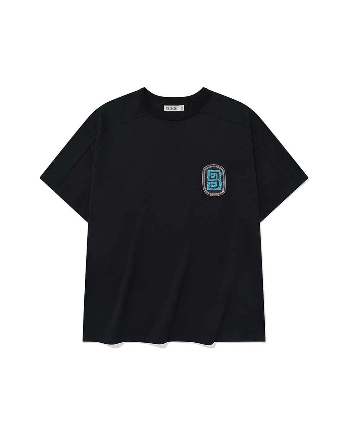 카락터 Fuzzy Half T-Shirts / Black 00 상품이미지1