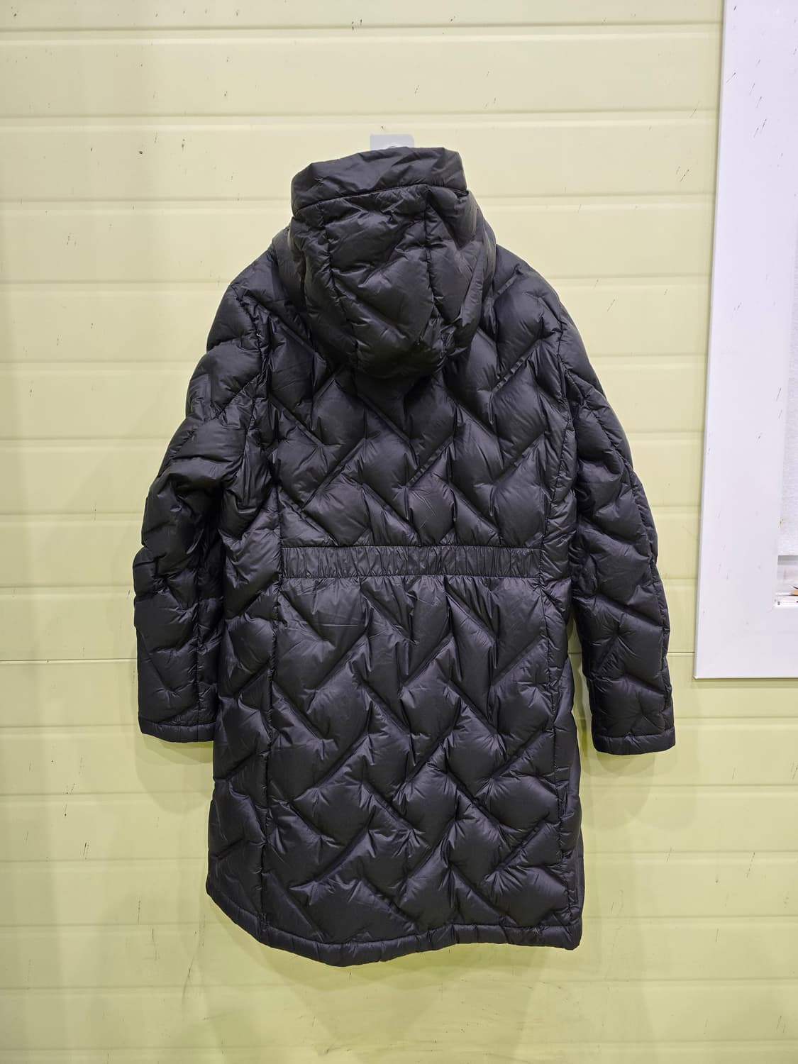 블랙 롱 패딩 점퍼 후드 스타일 상품이미지8