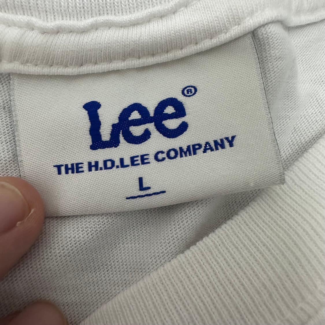 Lee 반팔티셔츠 화이트 L 상품이미지3