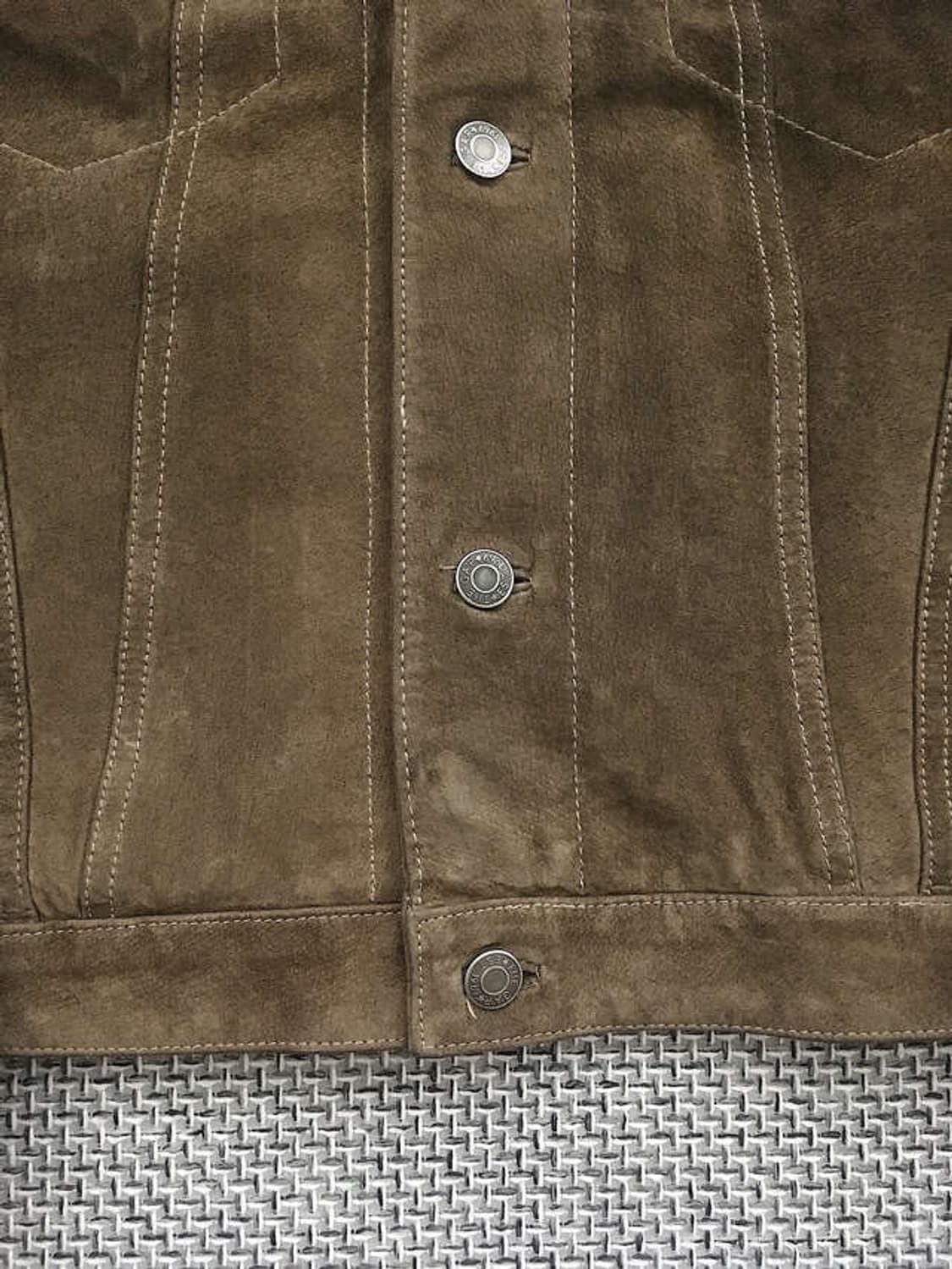 90s original suede 3rd trucker jacket 상품이미지7