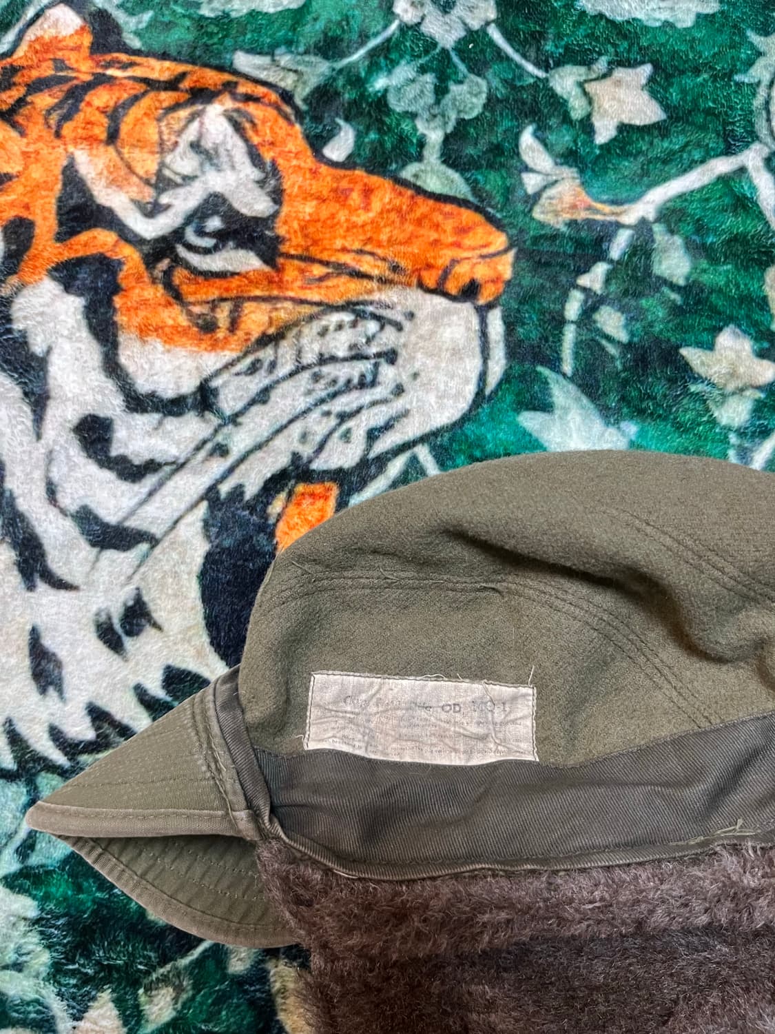 50s korean war pile cap (7 1/4) 상품이미지4