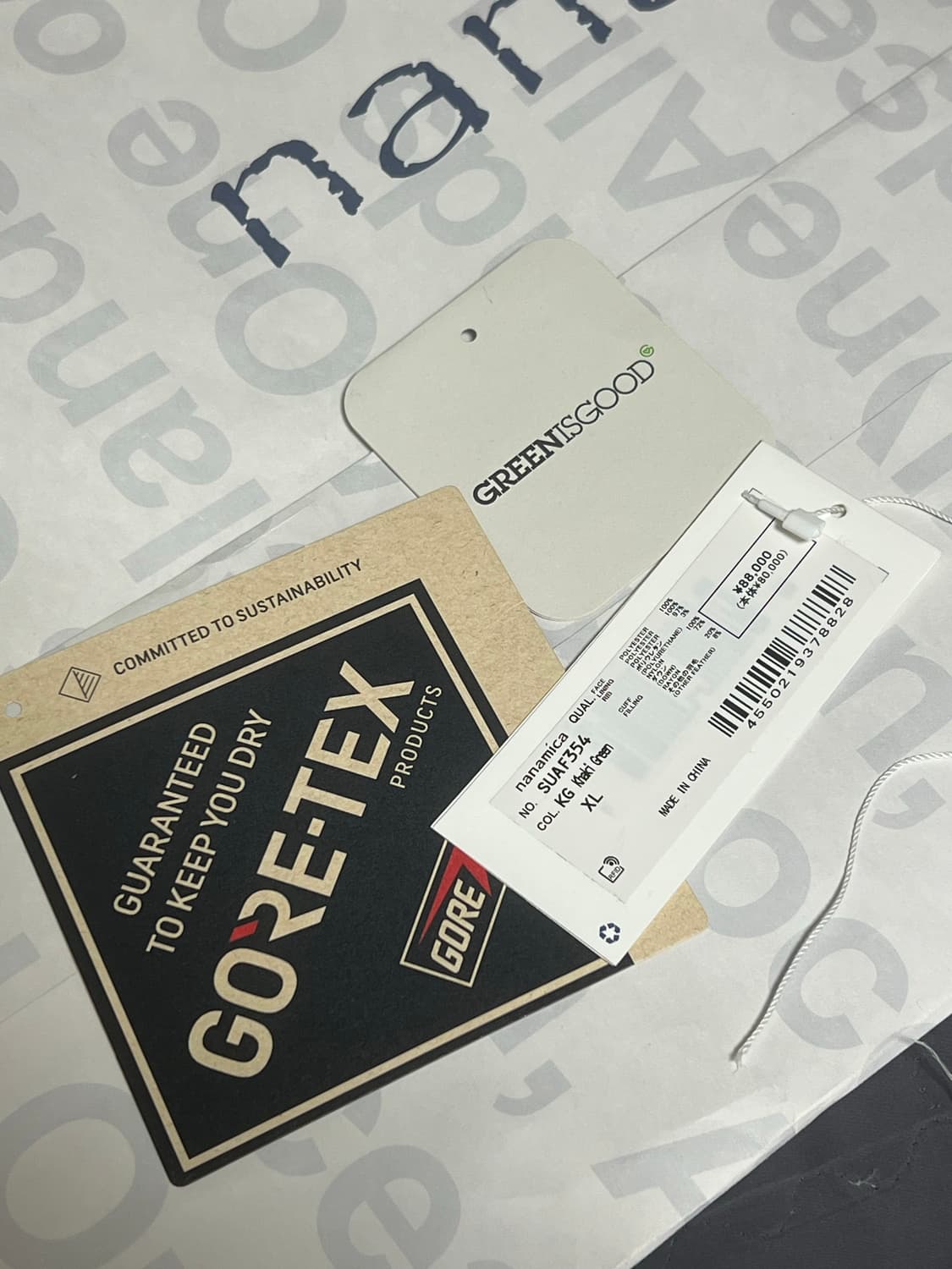 [XL] 나나미카 고어텍스 숏 다운 패딩 자켓 상품이미지9