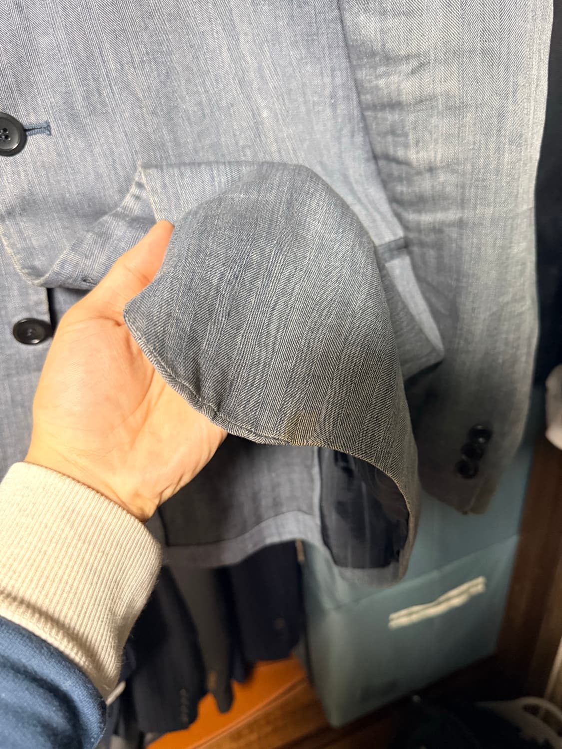 조르지오 아르마니 꼴레지오니 린넨 자켓 상품이미지5