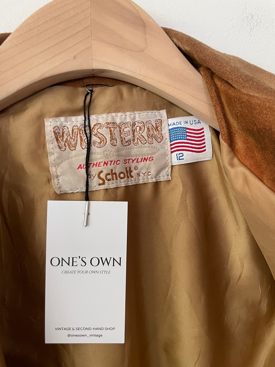 80's~90's Schott fringe leather jacket 상품이미지8