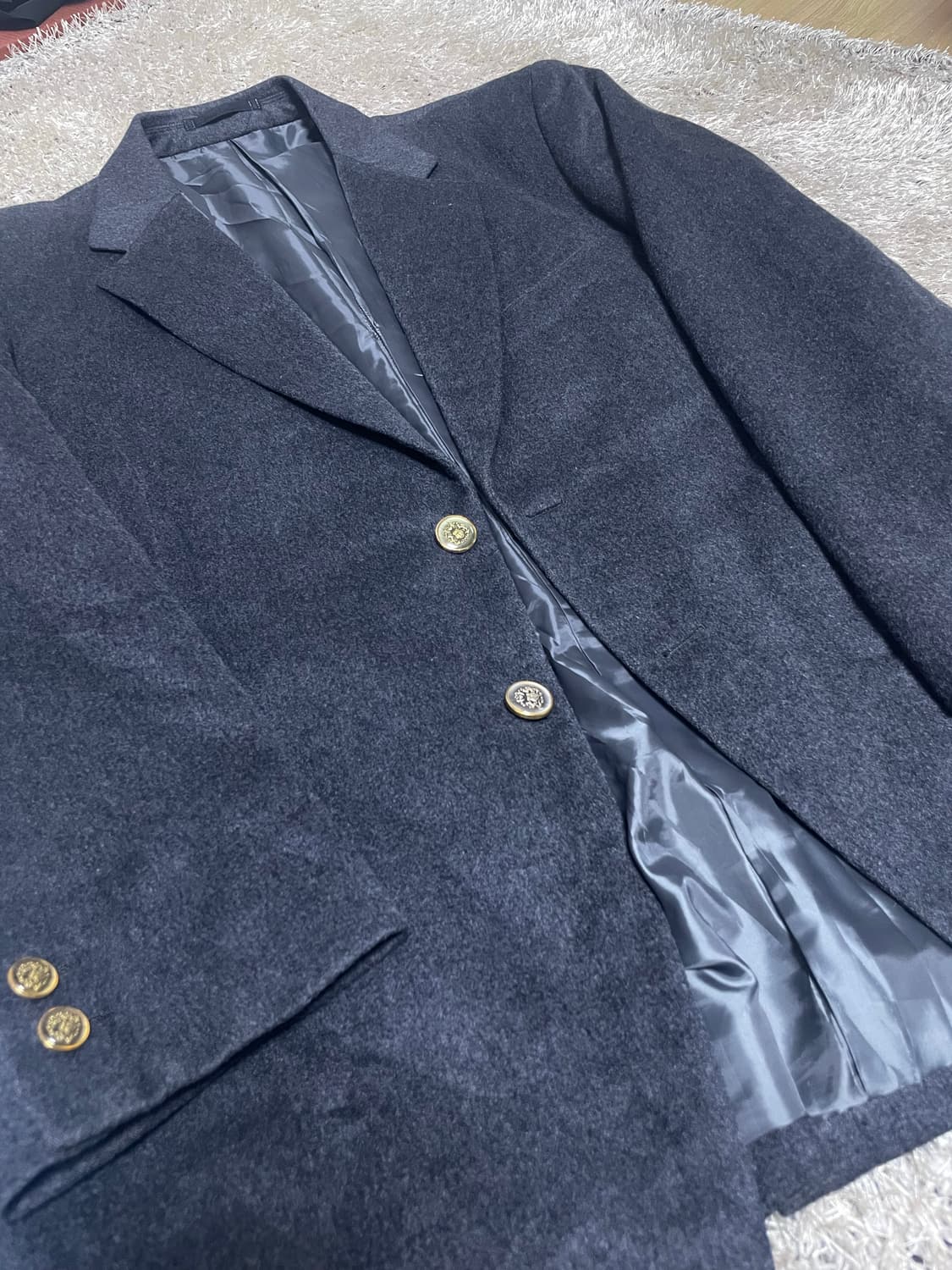 일본판 DILROID 캐시미어 100프로 블레이저 사이즈 105 상품이미지2