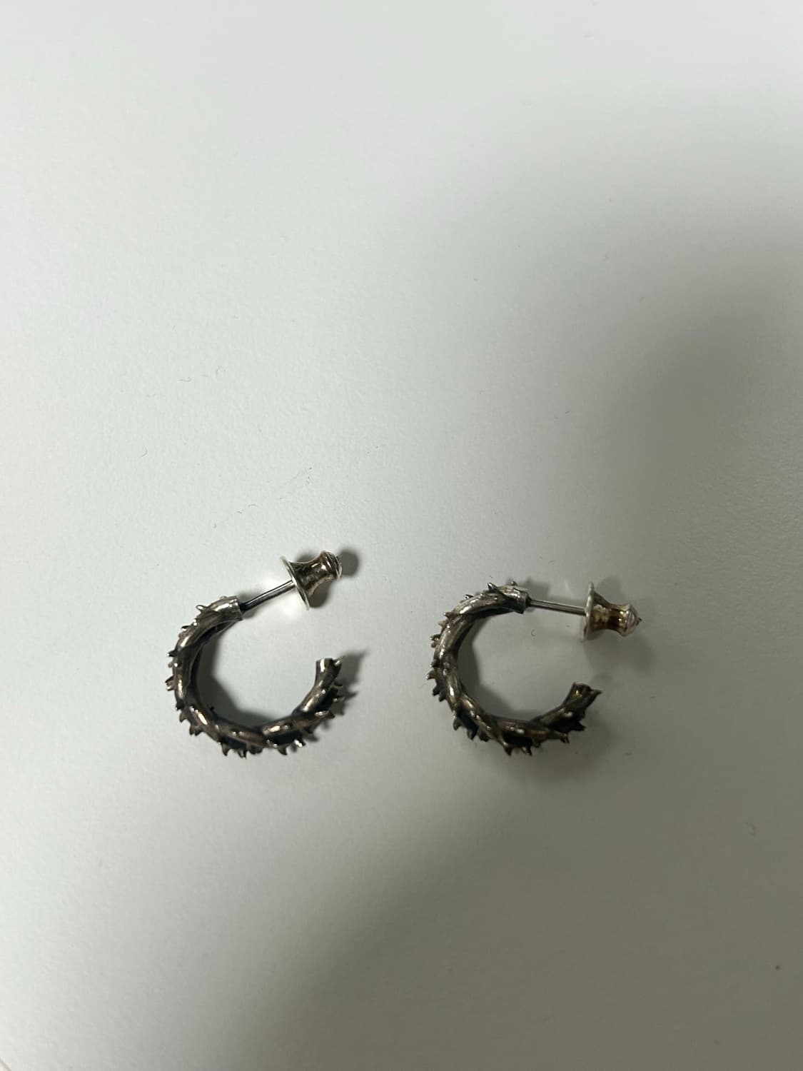 킹크로치 925실버 가시관 귀걸이 한쌍 상품이미지1