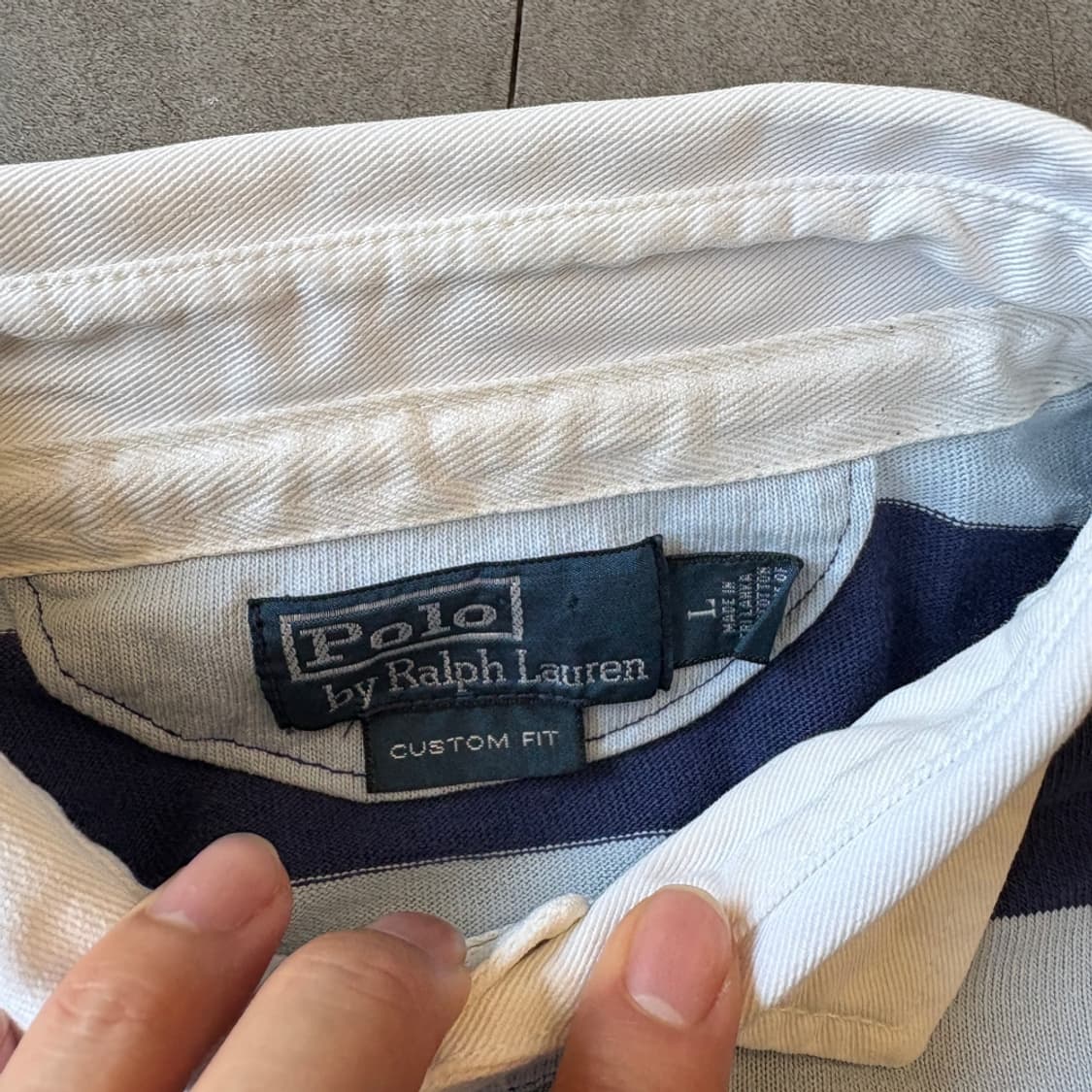 폴로 정품 스트라이프 럭비 티셔츠 럭비티 상품이미지6