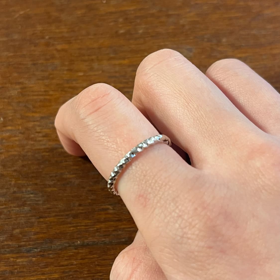 새상품 여성 신주 울퉁불퉁 반지 상품이미지3