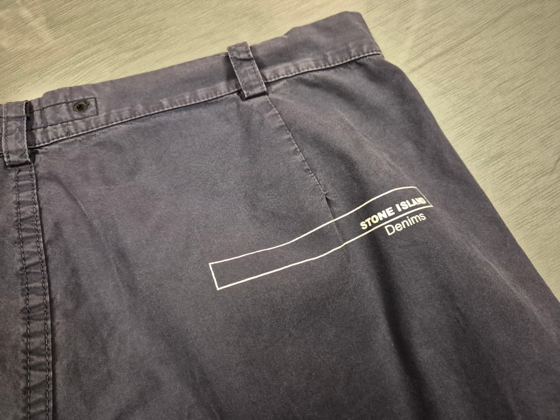 00s STONE ISLAND Denims 더블니 팬츠 상품이미지6