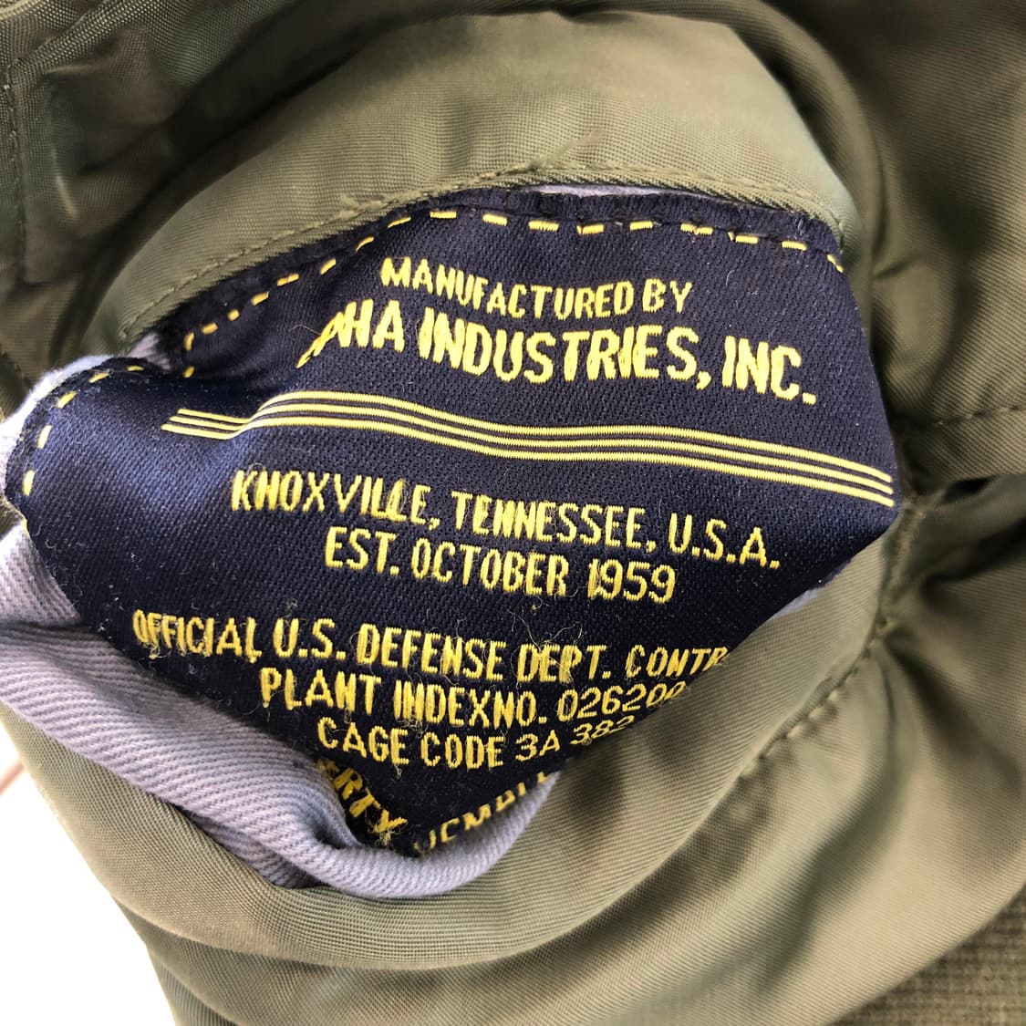 알파 ma-1 블루종점퍼 XS 상품이미지8