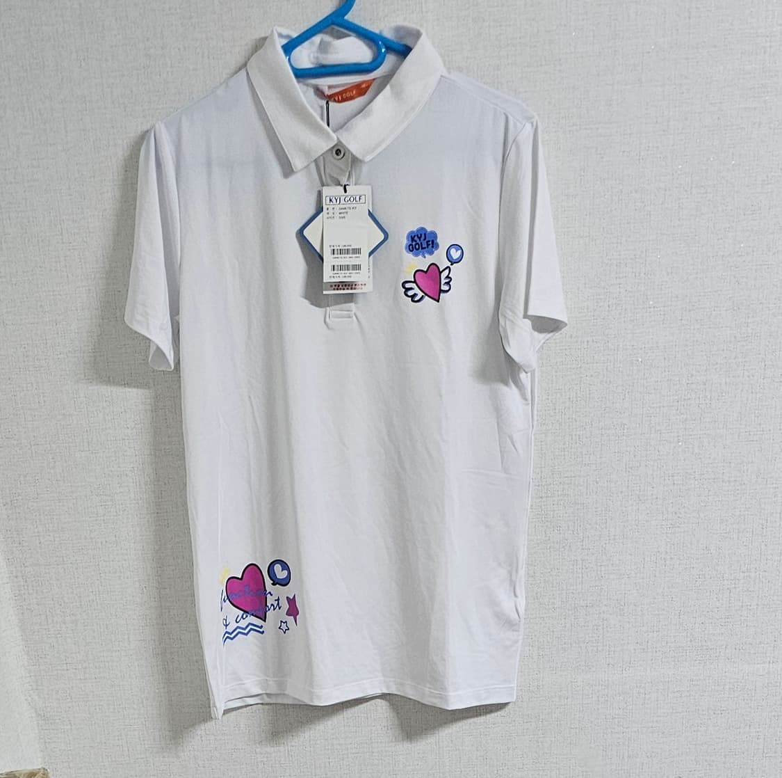 정품]KYJ골프웨어 기눙성반팔카라티 95새상품미개봉 상품이미지1