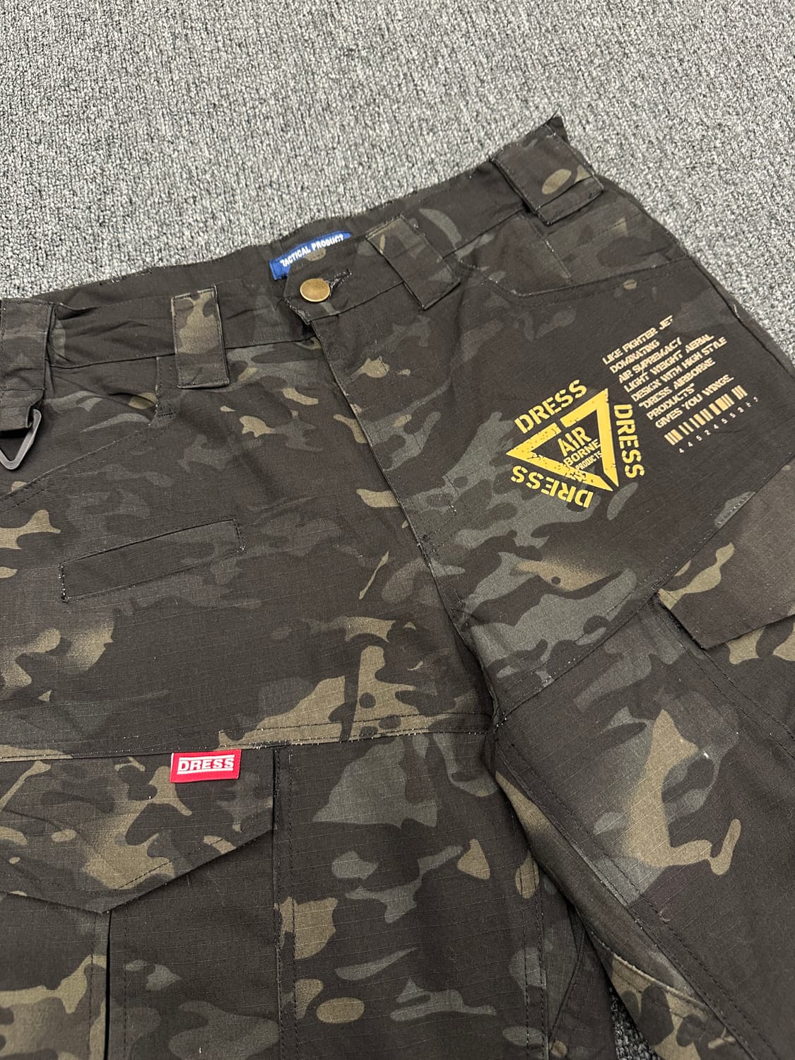 30) TACTICAL PRODUCT 일본 빈티지 카모팬츠 반바지 상품이미지4