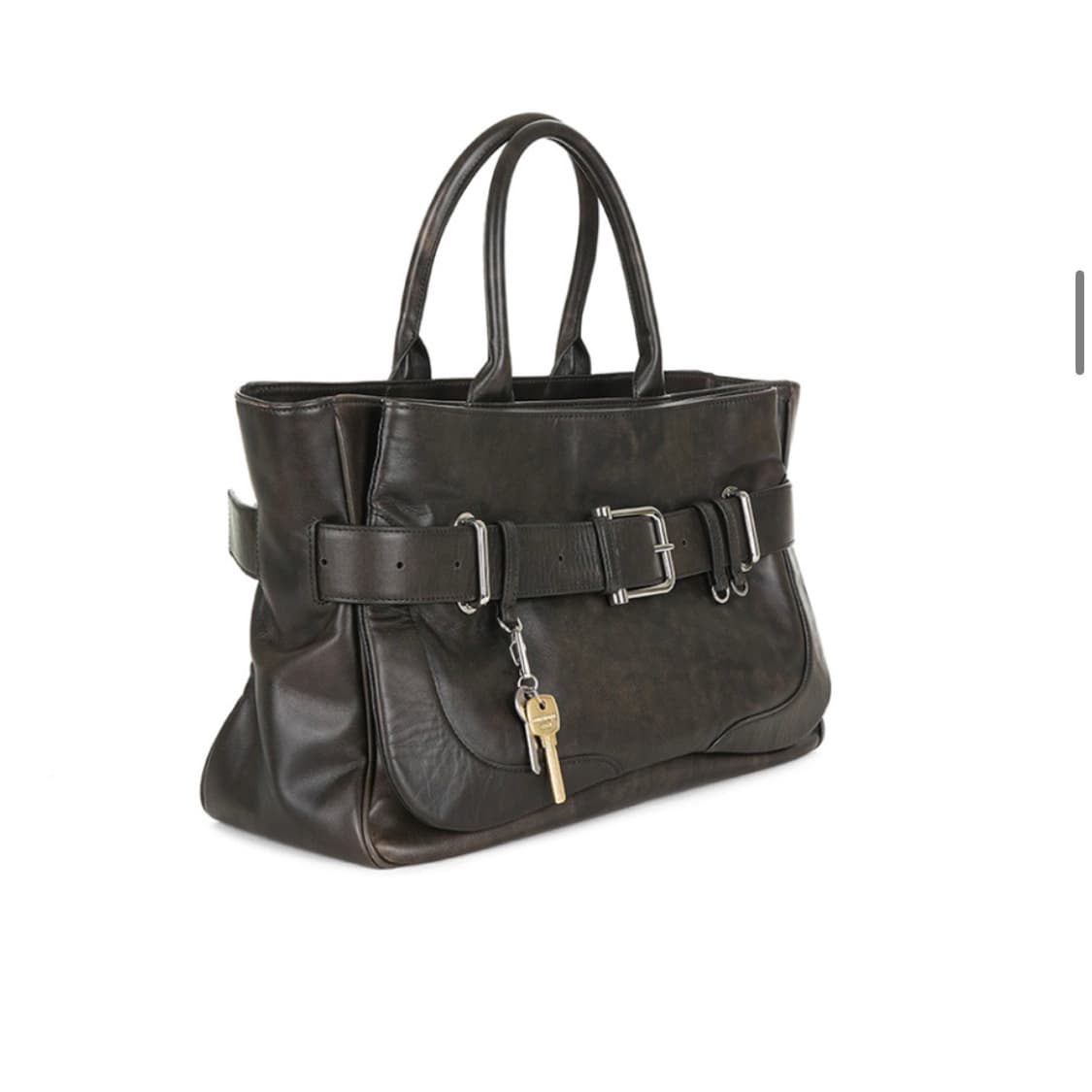 오소이 브로클 토트백 brown 상품이미지5