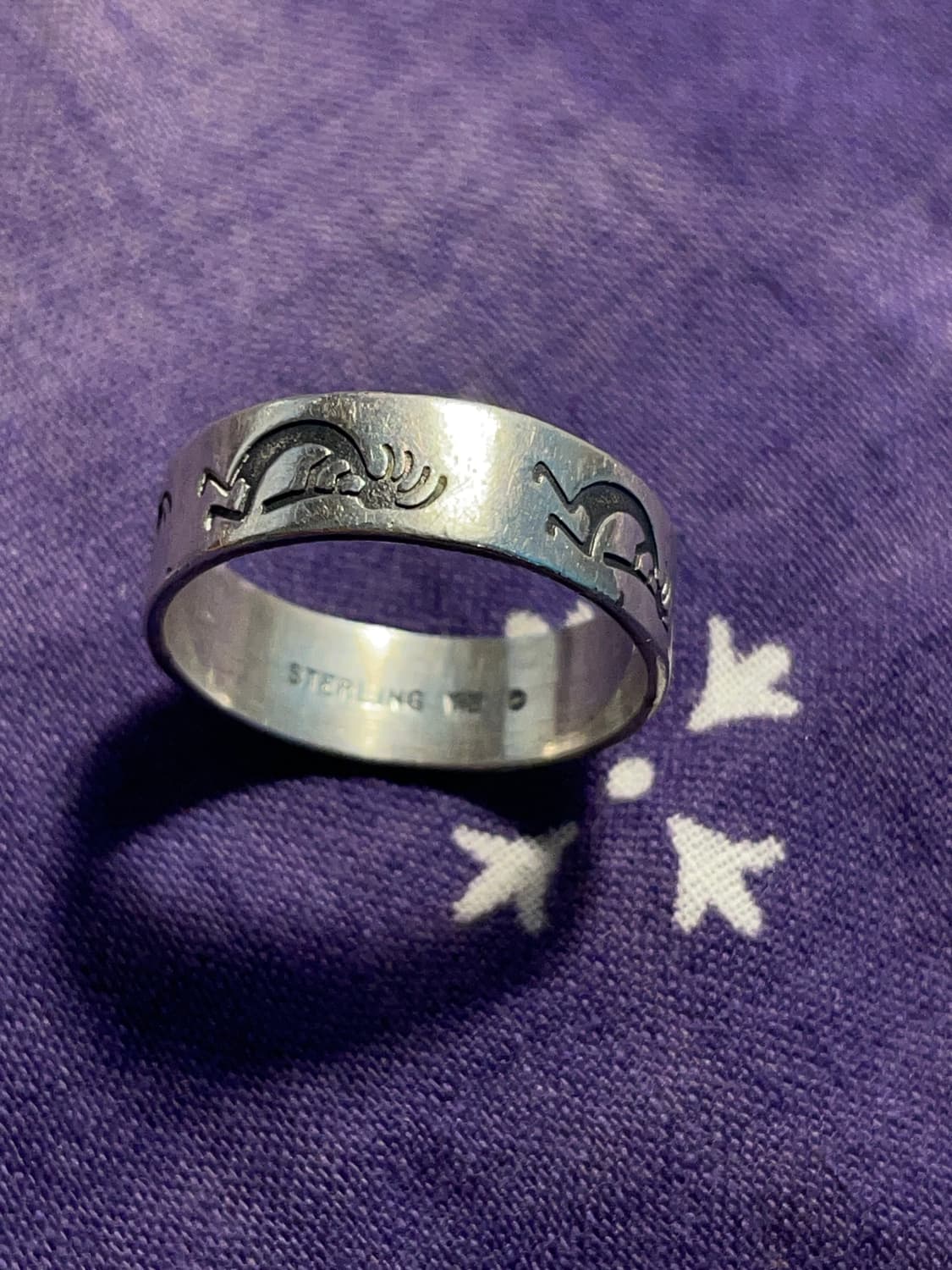 Vintage 925 Silver Kokopelli Ring  상품이미지1