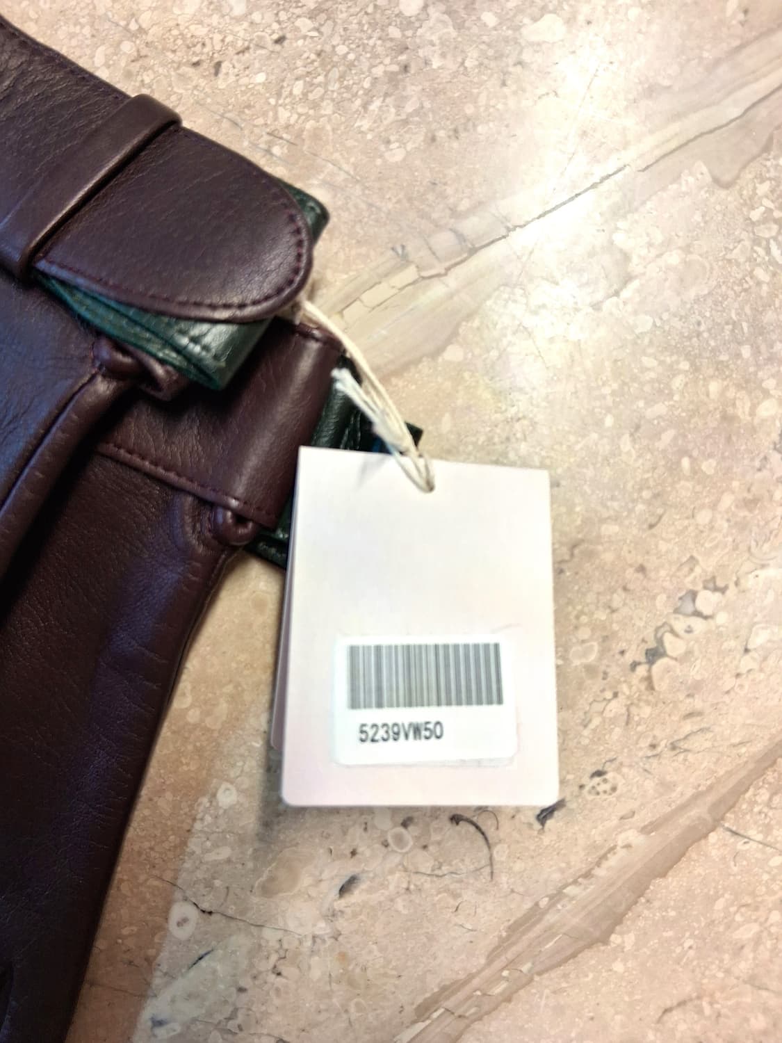 비비안 웨스트우드 양가죽 벨트 장갑 / 버건디 (새상품) 상품이미지10