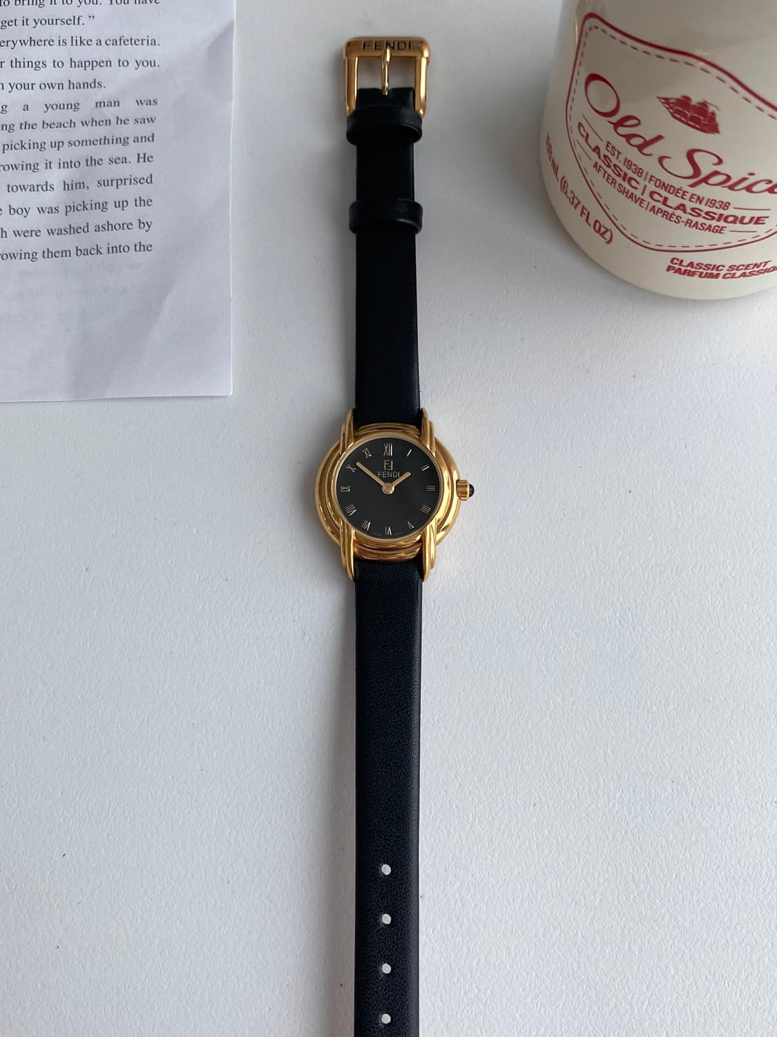 Fendi 펜디 오라치오 골드 카보숑 쿼츠 레이디스 상품이미지3
