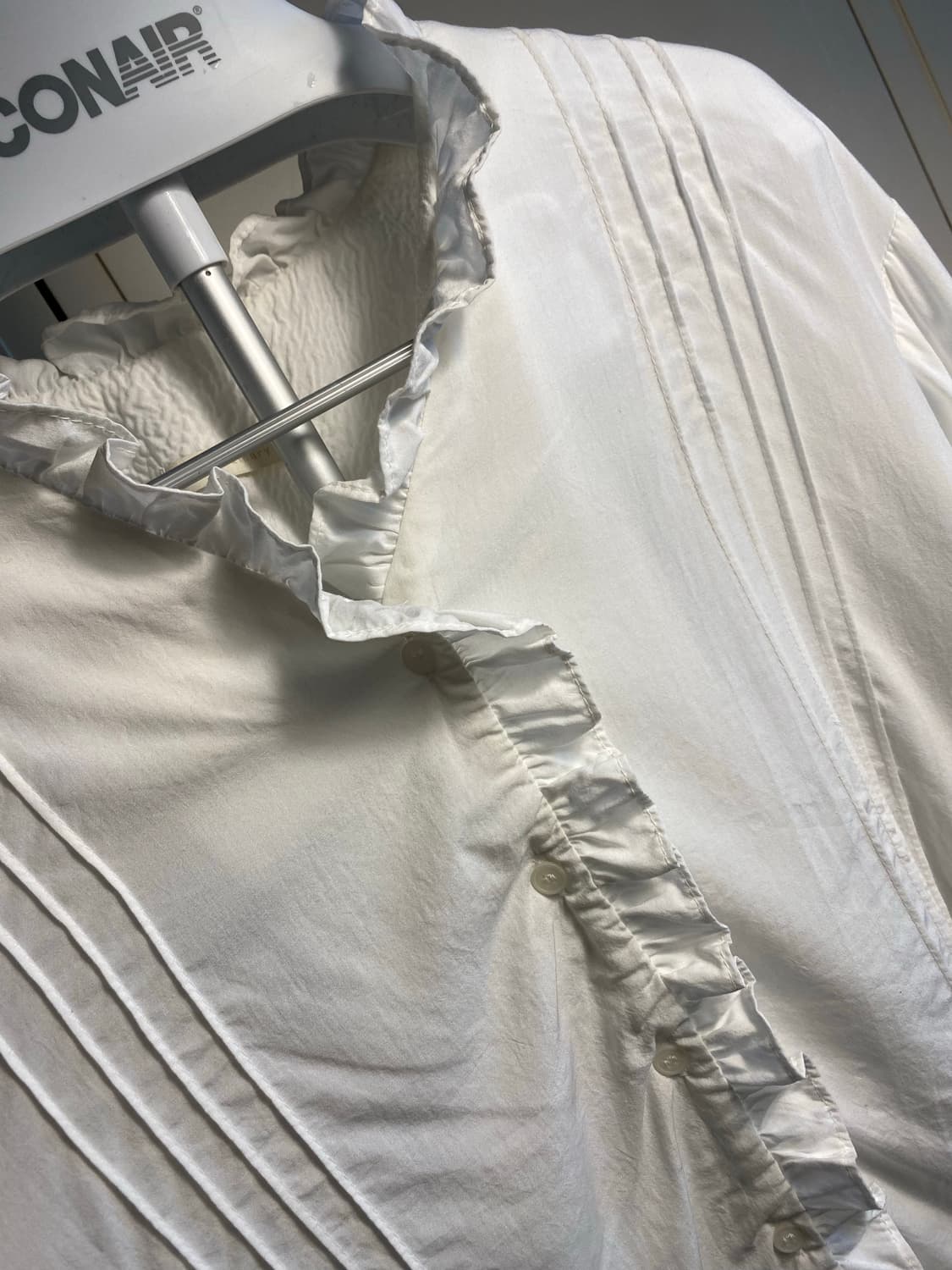 Ordinary 화이트 프릴 블라우스 상품이미지1