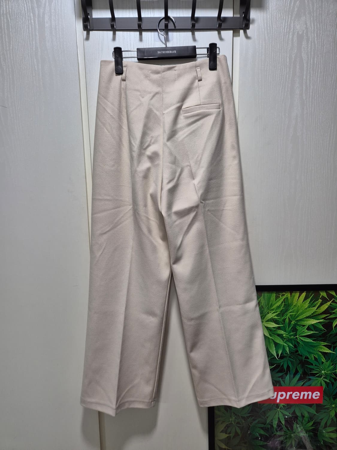 (세일) NAIN 아이보리 핀턱 와이드 팬츠 상품이미지10