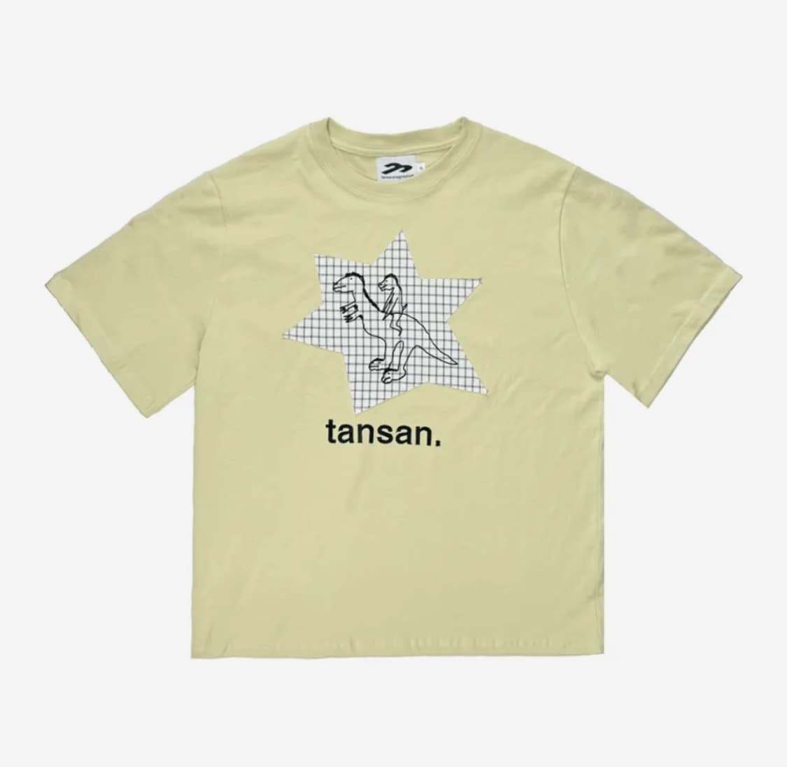 철님보석함X탄산 공룡 티셔츠 라임(S) 상품이미지1