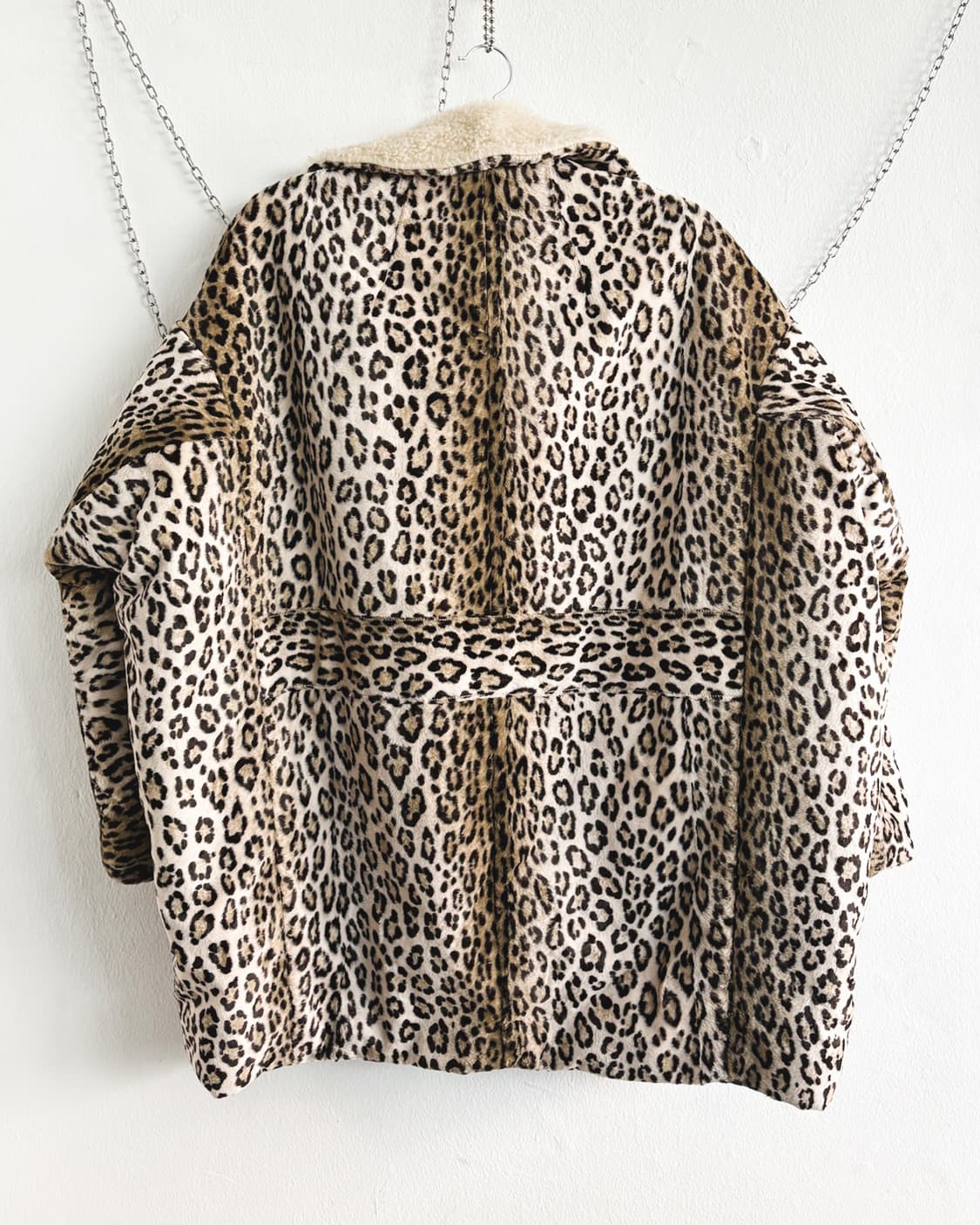 R13 오버사이즈 레오파드 퍼 코트 상품이미지6