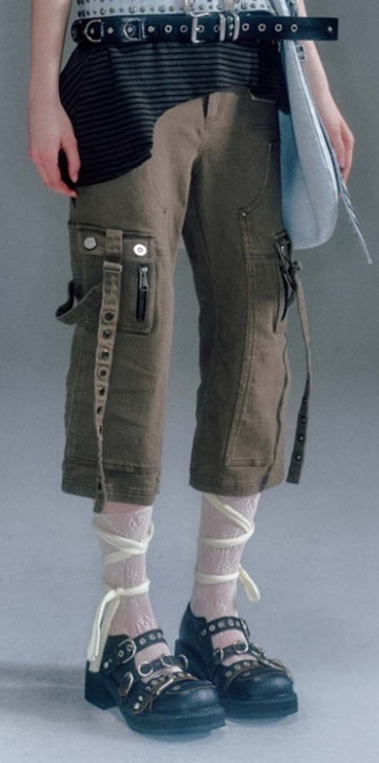 베이컨트 아카이브 코튼 카프리팬츠 (새상품) 상품이미지4