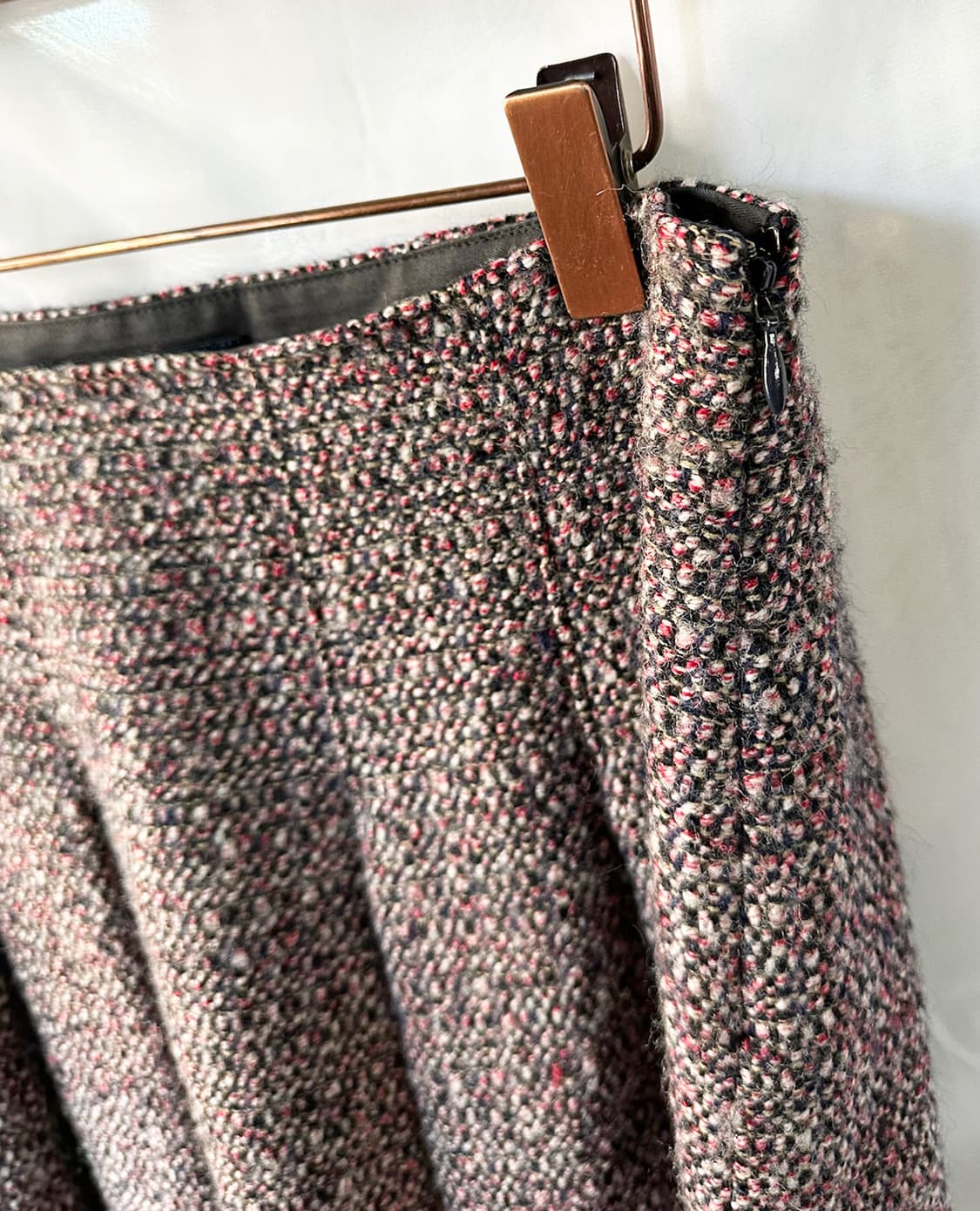 BURBERRY LONDON tweed pleated skirt 상품이미지6