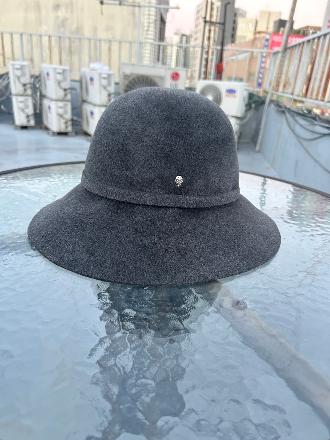 헬렌카민스키 펠트모자 회색L 상품이미지2