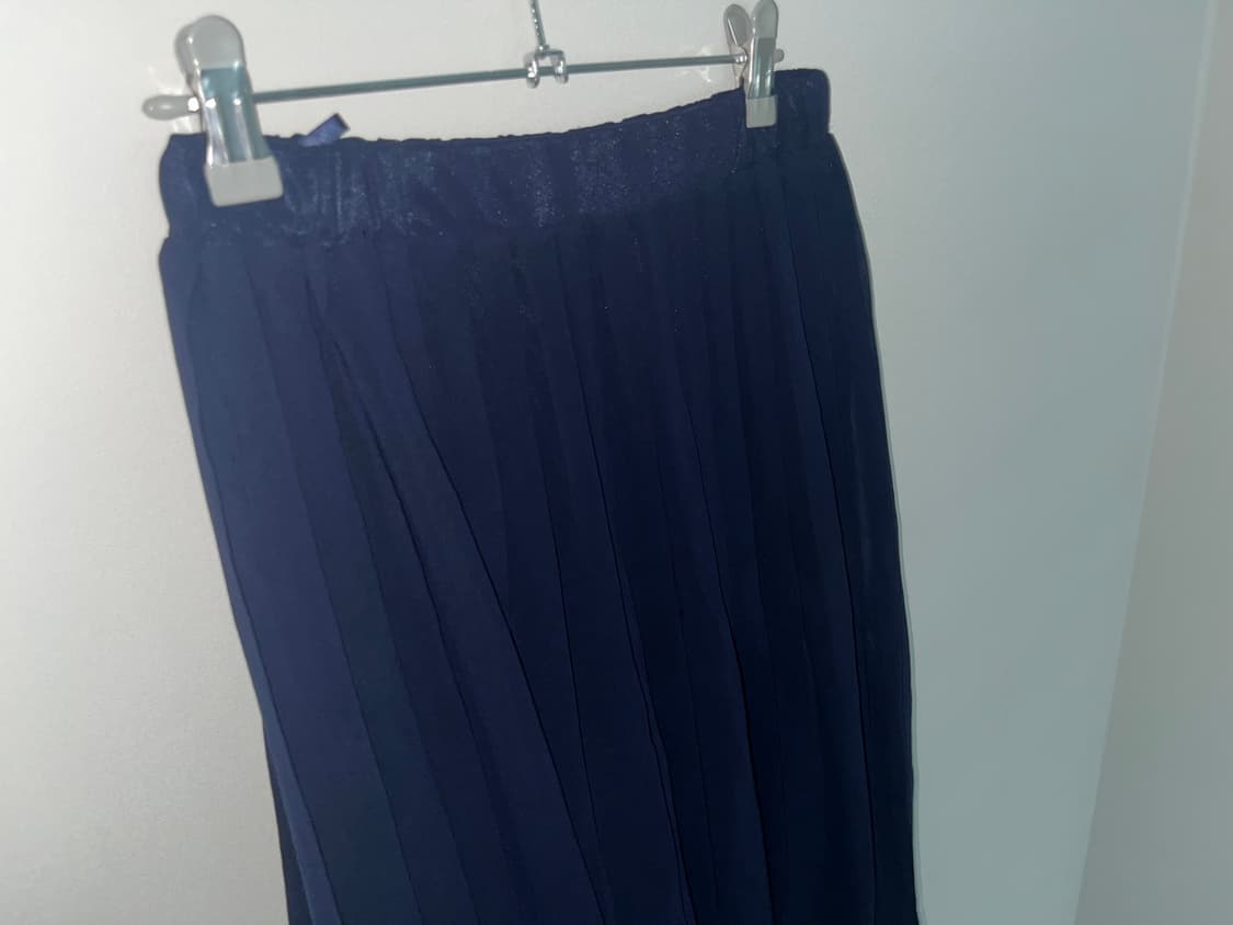 navy flared skirt 상품이미지3