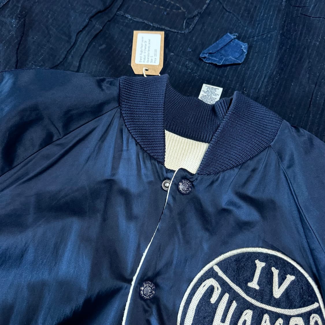 럭비 랄프로렌 IV 챔프 ‘39 리버시블 바시티 자켓 S 상품이미지2