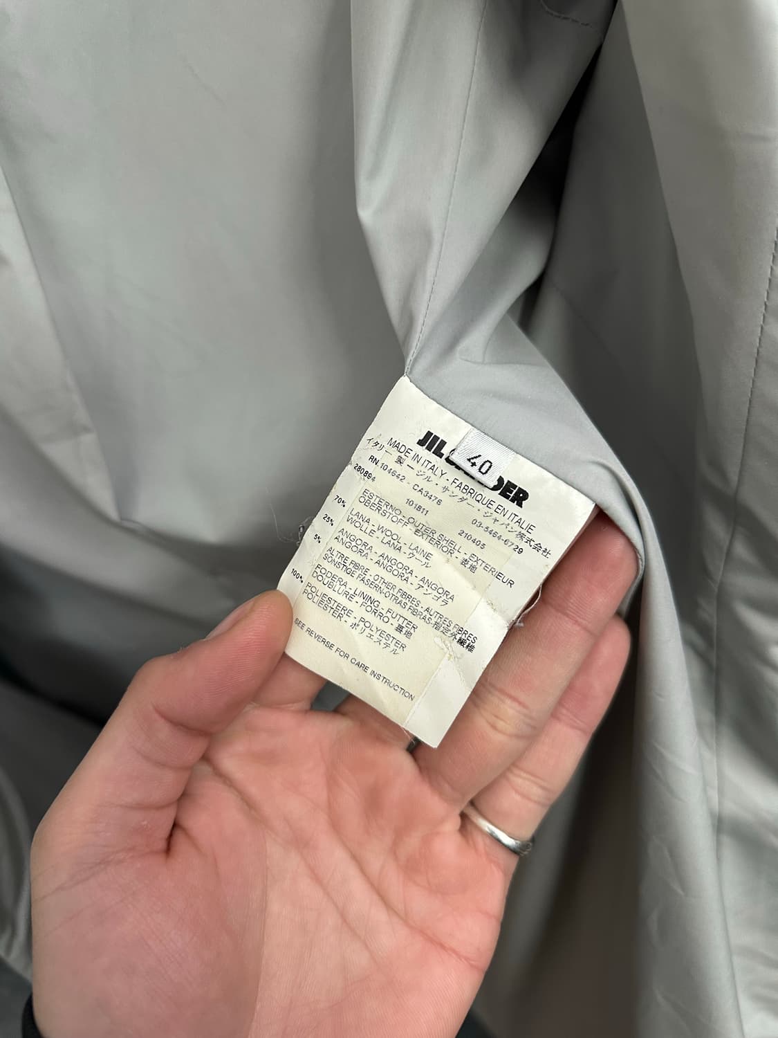 Jilsander wool coat 40size (여성55KR추천) 상품이미지5