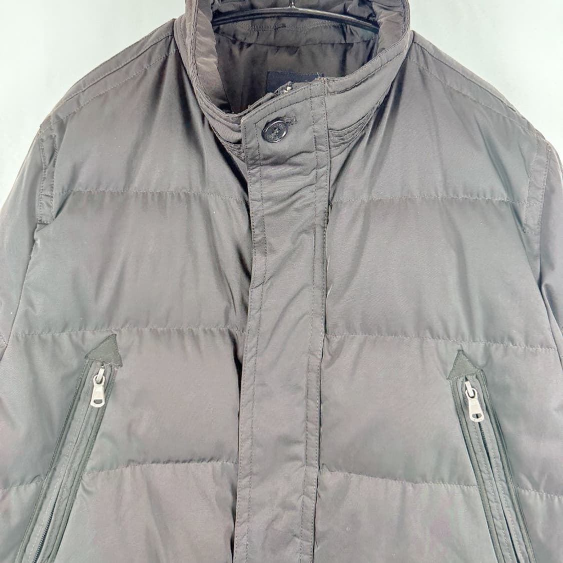 (100) 올젠 덕다운 사파리 패딩 브라운 상품이미지3