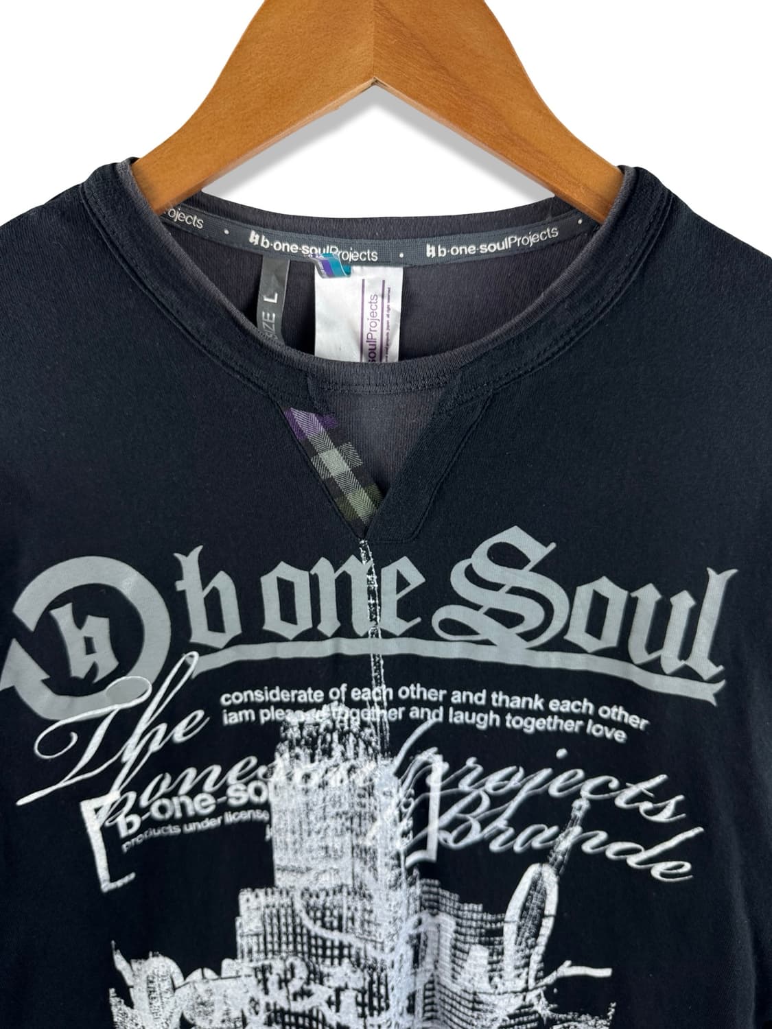 JPN 레터링 펑크 레이어드 슬리브3079 상품이미지3