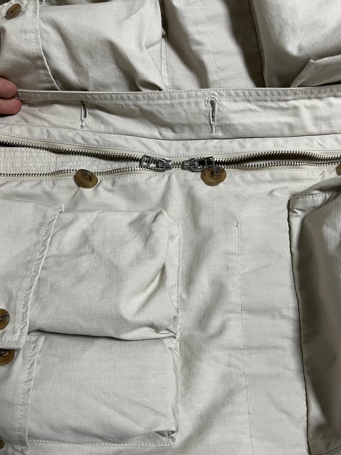 (1) URU 우르 도쿄 사파리 자켓 크림 상품이미지6