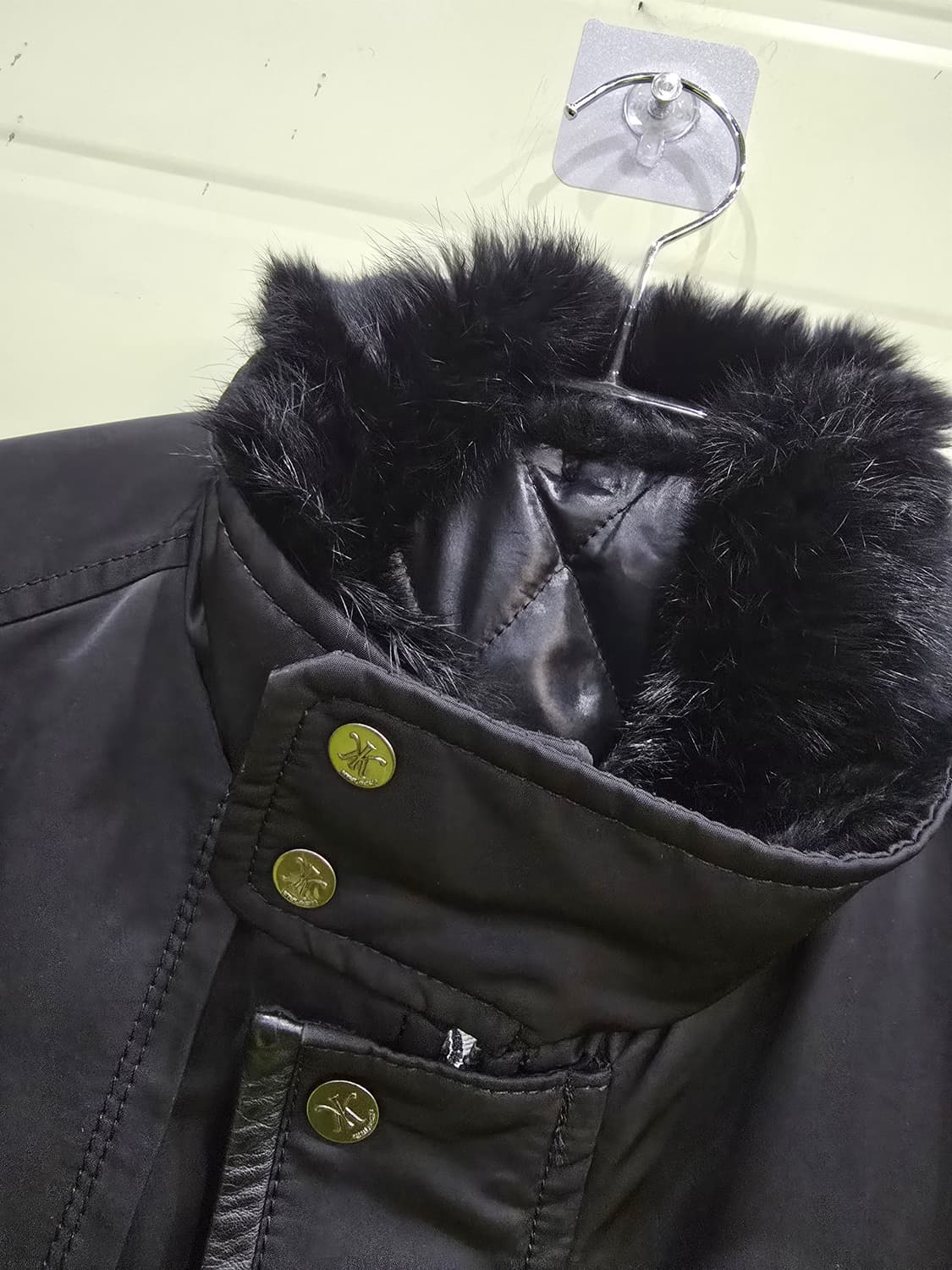 킨록 남성 블랙 코트 100-175 상품이미지6