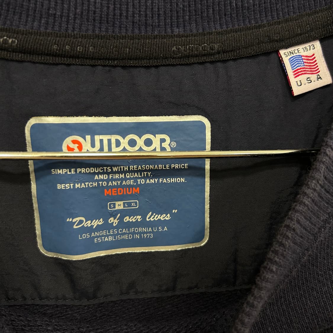 아웃도어 프로덕츠 자수로고 코튼 맨투맨 상품이미지3